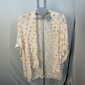 Symbology Rayon Flowy Kimono one size